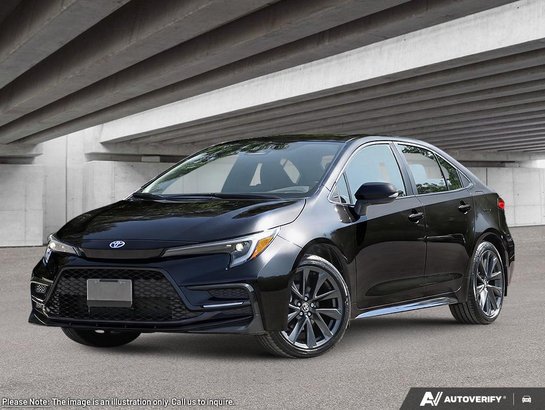 2026 Toyota Corolla SE Midnight Black Metallic