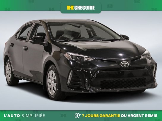 2019 Toyota Corolla SE AUTO AC CUIR GR ELECT CAMERA DE RECUL BLEUTOOTH Black