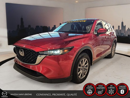 Mazda CX-5 GS | AWD | SIMILICUIR | HAYON ÉLECTRIQUE | VOLANT CHAUFFANT 2024 Rouge