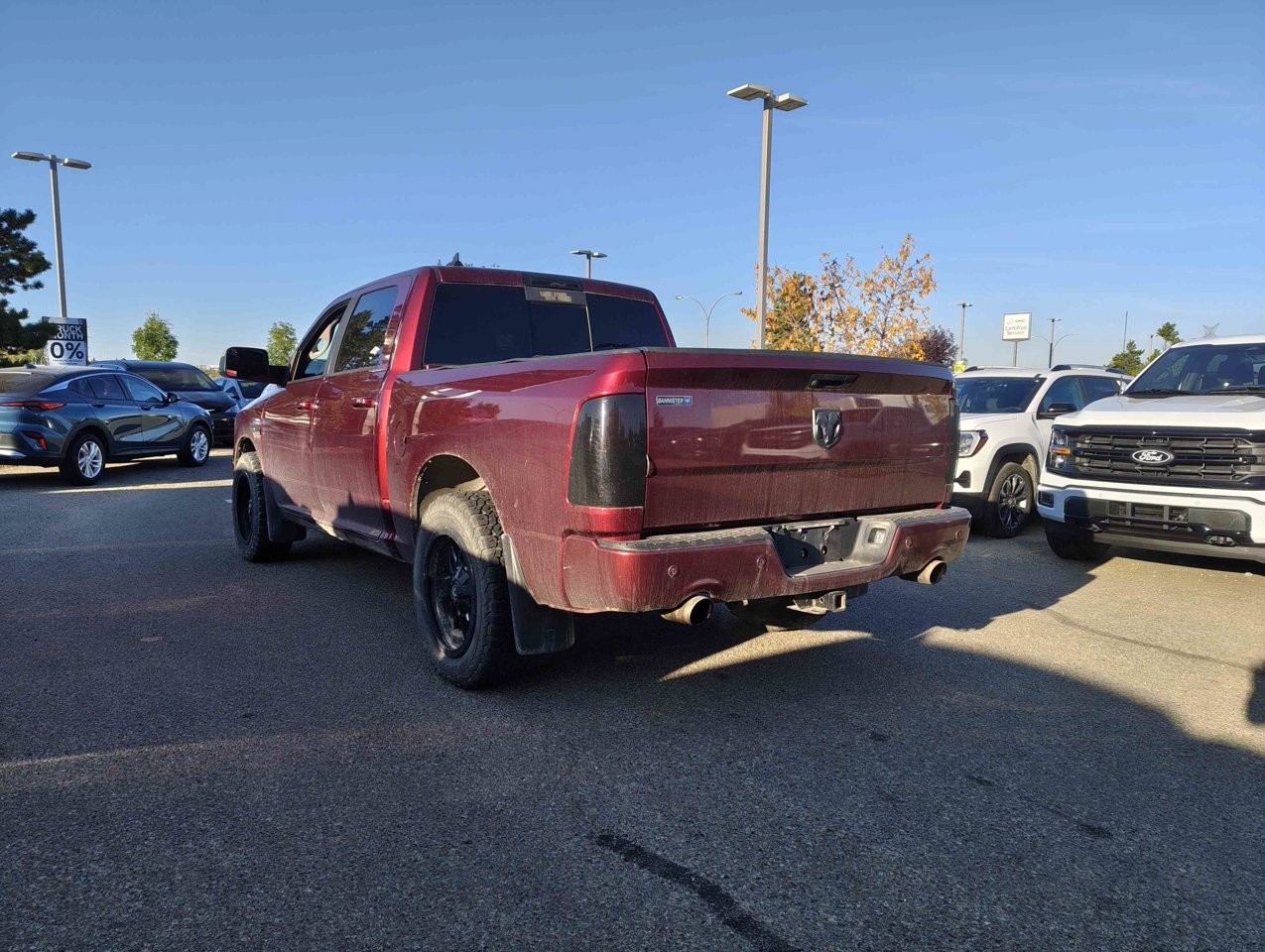 2018 Ram 1500 Sport 4x4 Crew Cab 5'7 Box *Ltd Avail* Red Sherwood Park - photo #5
