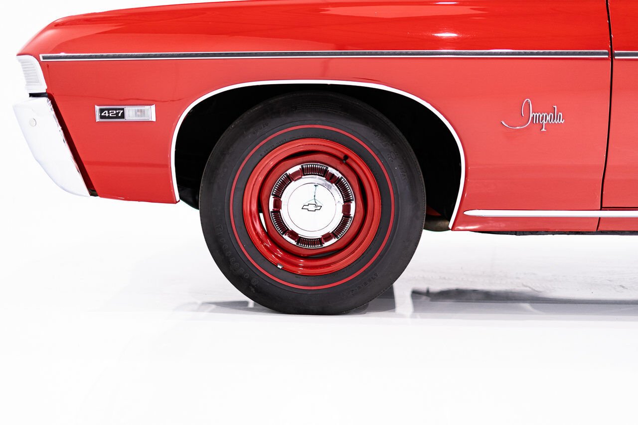 Chevrolet Impala Match N# L72 427/425 4spd 4.56gear Org Bill Of Sale | PRIX EN USD 1968 Rouge Montréal - photo #83