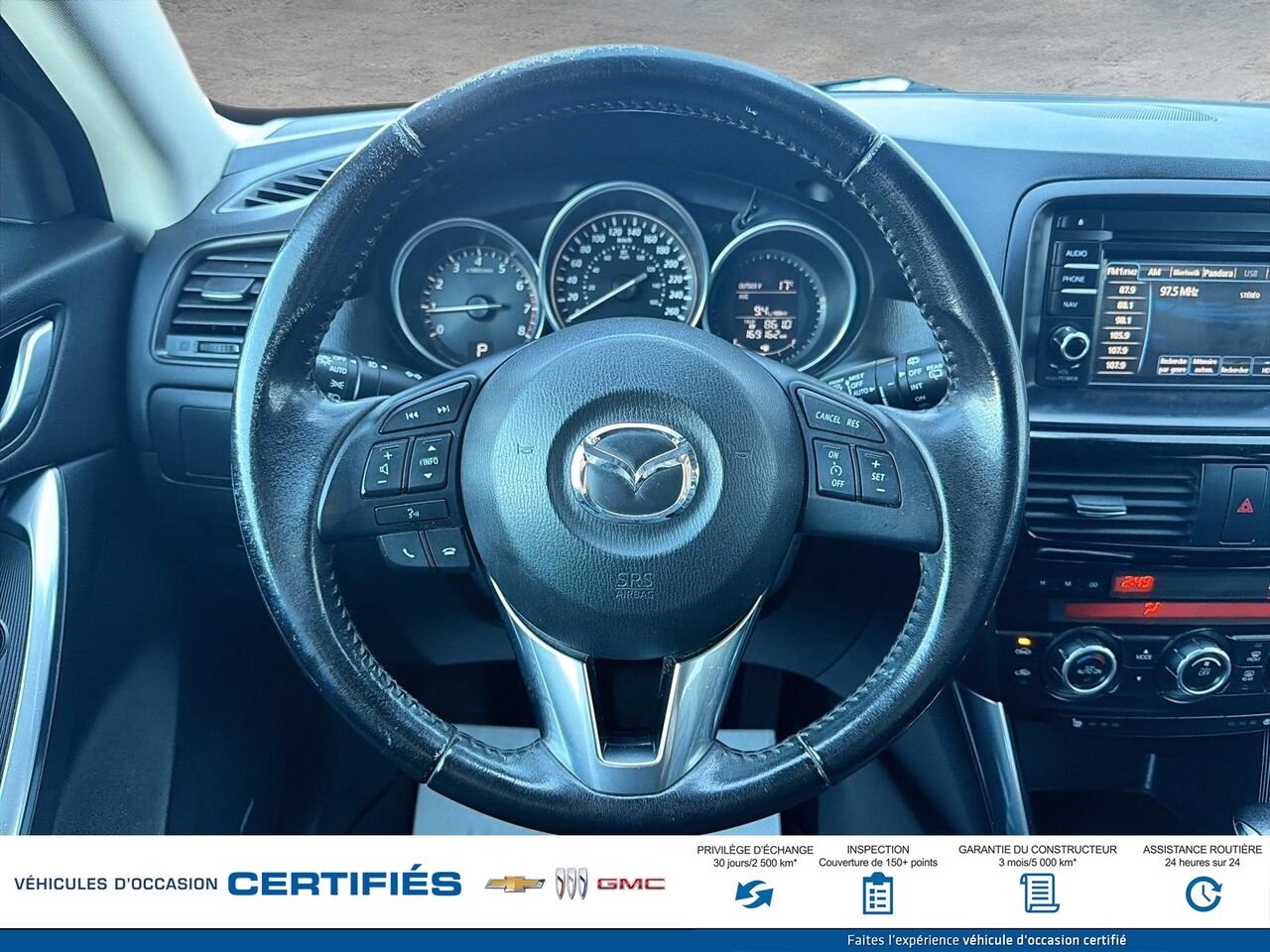Mazda CX-5 Traction intégrale, 4 portes, boîte automatique, GT 2015 Rouge Montmagny - photo #10