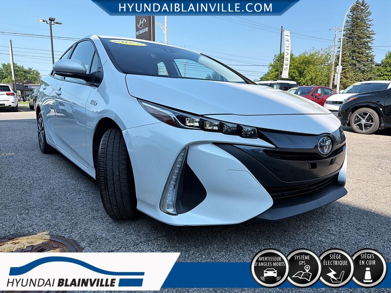 Toyota Prius Prime 2022 Blanc Blainville - photo #2