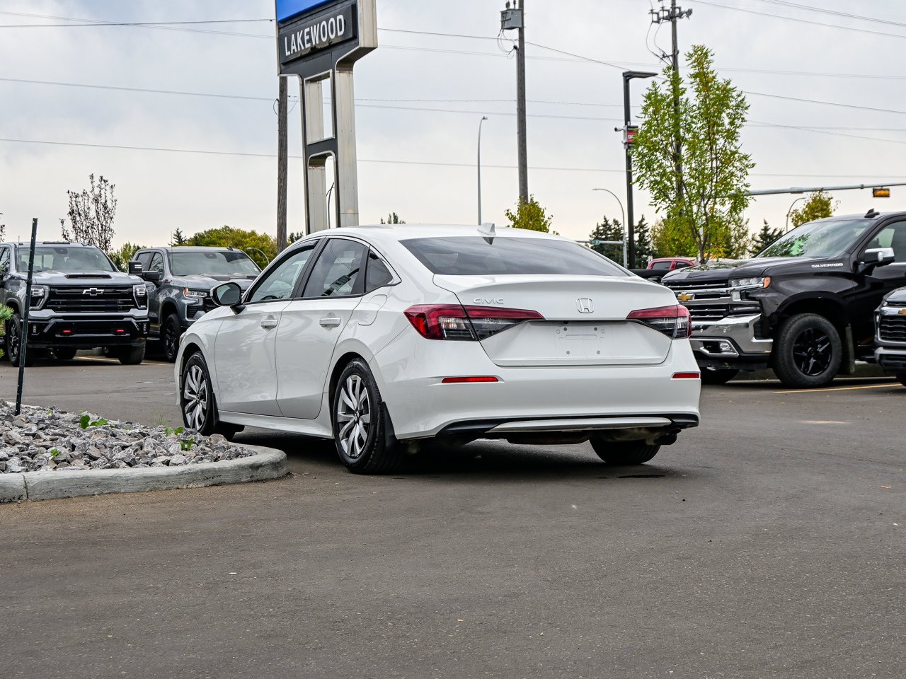 2025 Honda Civic Sedan LX CVT White Sherwood Park - photo #10