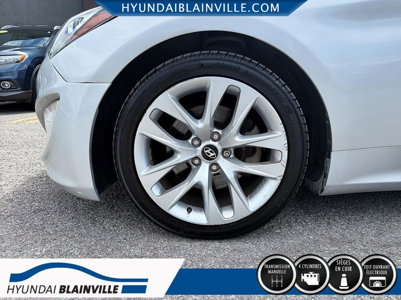 2014 Hyundai Coupé Genesis Silver Blainville - photo #7
