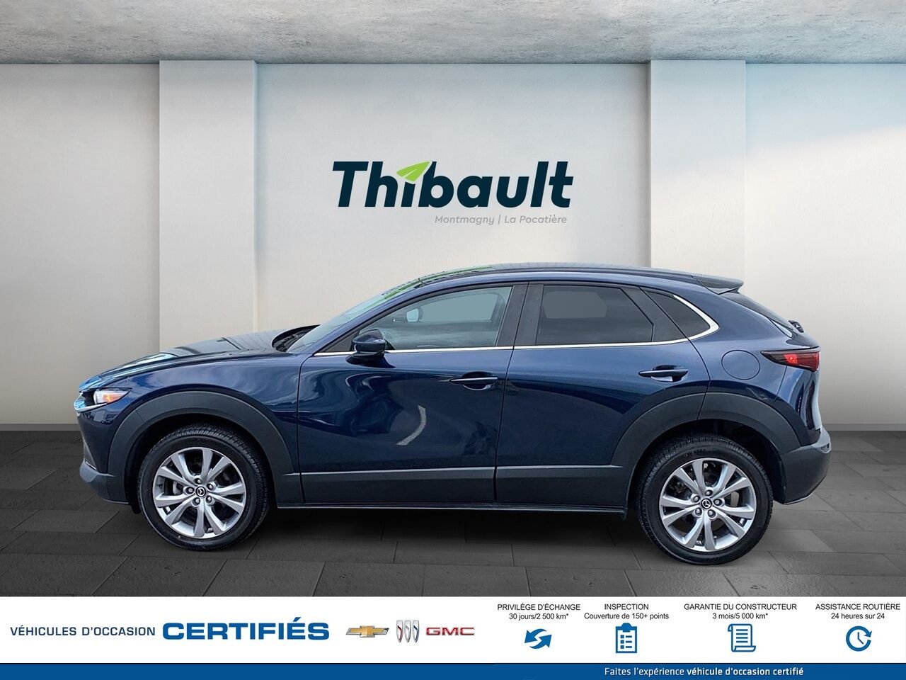 MAZDA CX-30 PREF GS TI 2021 Bleu Montmagny - photo #4
