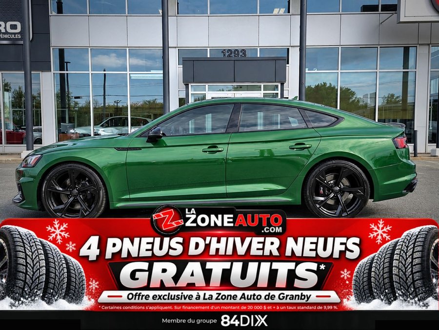 Audi RS 5 Sportback Couleur Rare + Black Optic +jamais accidenté 2019 Vert