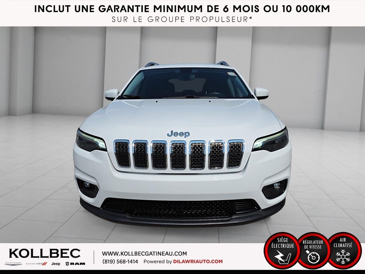 JEEP CHEROKEE 261101 | North 4x4 2019 Blanc Gatineau - photo #11