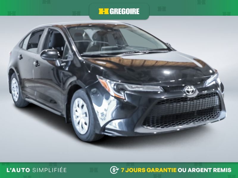 Toyota Corolla 820691 | L AUTO AC GR ELEC CAM RECULE BLUETOOTH 2021 Noir Laval - photo #0