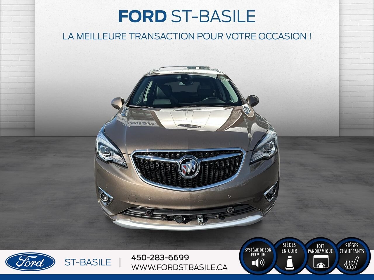 2019 BUICK ENVISION Brown Saint-Basile-le-Grand - photo #11