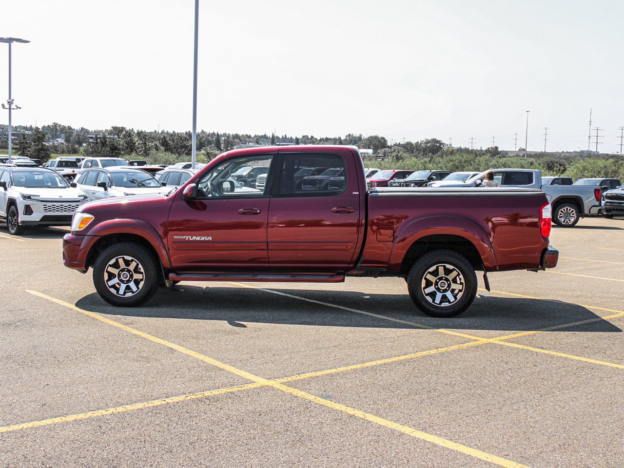 2005 Toyota Tundra Double Cab 140.6 V8 4WD Limited Red Sherwood Park - photo #4