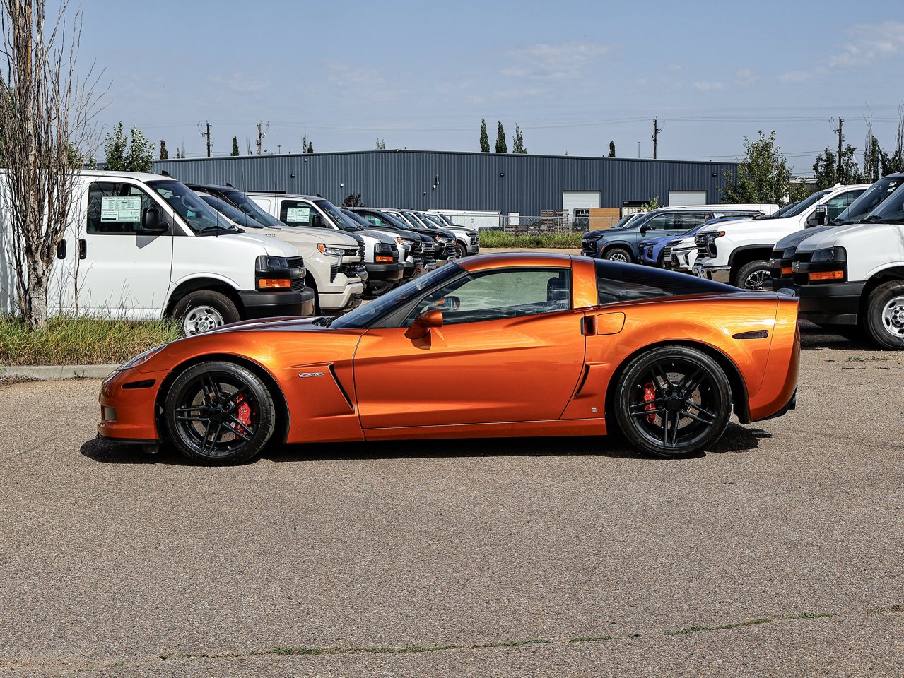 2007 Chevrolet Corvette 2dr Cpe Z06 Orange Sherwood Park - photo #10