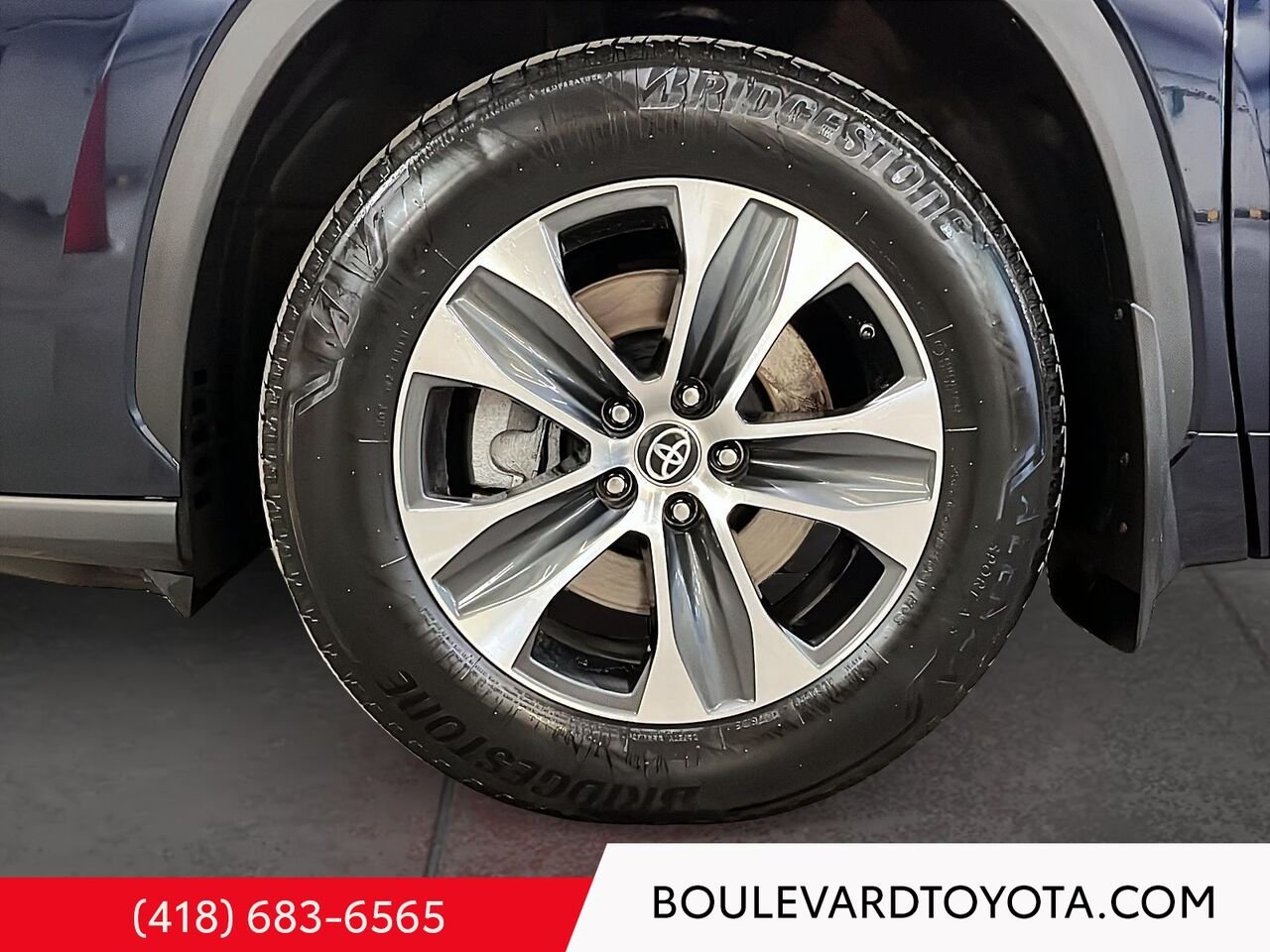 2023 Toyota Highlander 100375A-1 | HYBRIDE XLE, AWD Blue Québec - photo #6