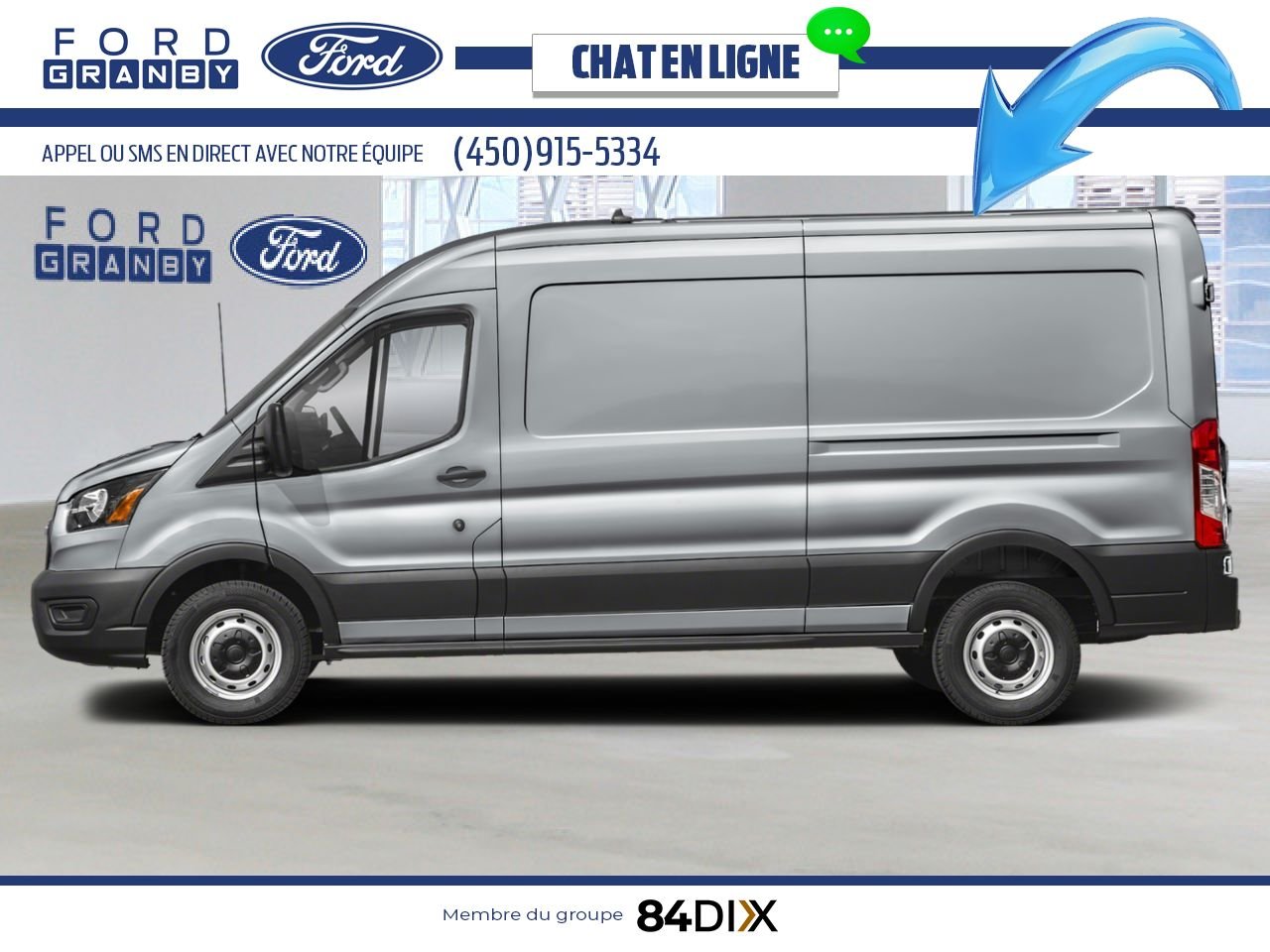 Ford Transit fourgon utilitaire 2025 Argent lingot métallisé Granby - photo #2