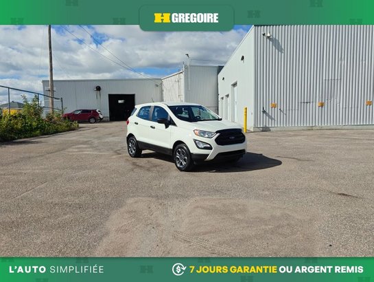 2020 Ford EcoSport S White
