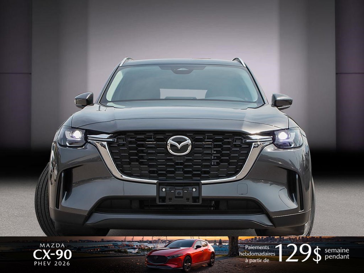 2026 Mazda CX-90 PHEV JM3KKBHA3T1417128 Machine Grey Metallic Mirabel - photo #1