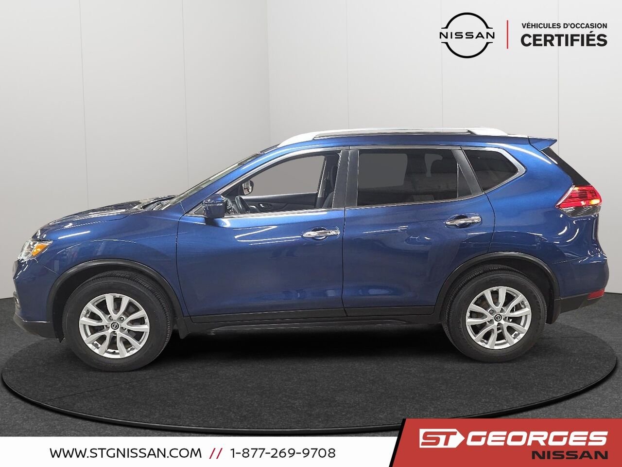 Nissan Rogue 2017 Bleu Saint-Georges - photo #2