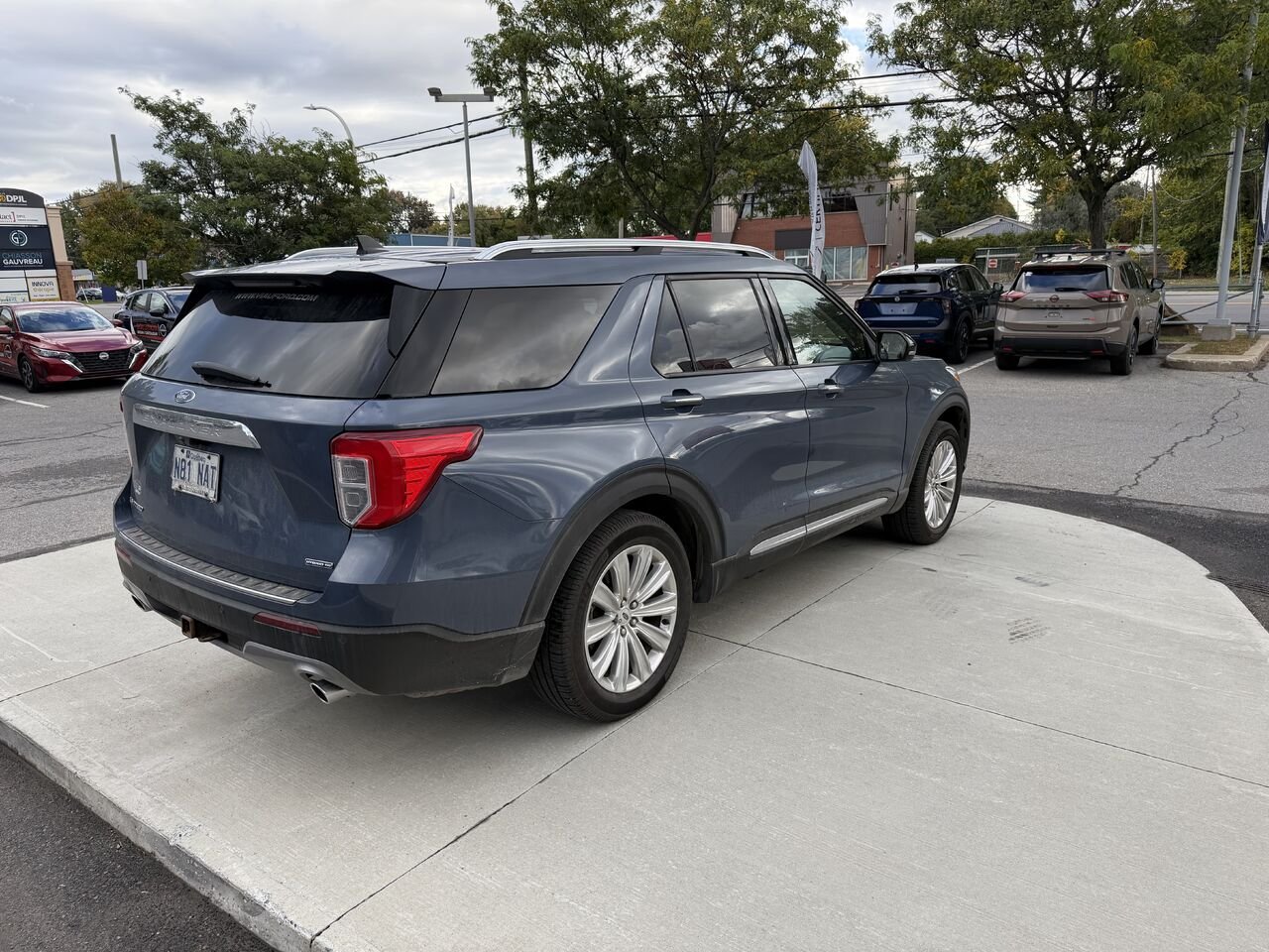 Ford Explorer 4 roues motrices - Limited 2021 Bleu Châteauguay - photo #6