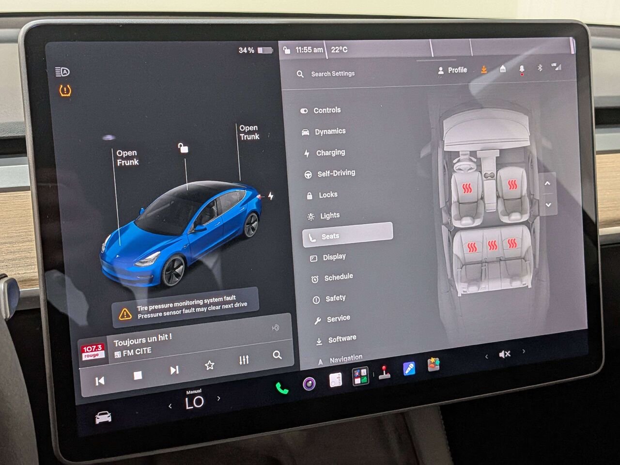2021 Tesla Model 3 Standard Range Plus RWD Blue Val-David - photo #23