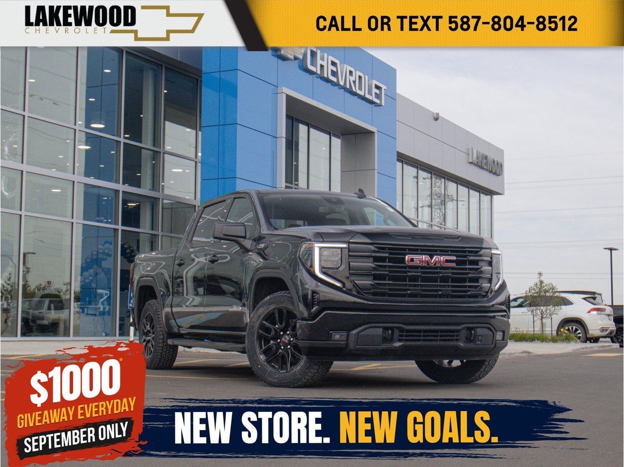 2024 GMC Sierra 1500 4WD Crew Cab 147 Elevation Black Sherwood Park - photo #0