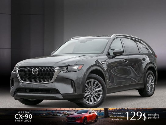 Mazda CX-90 hybride rechargeable 2026 2026 Gris mécanique métallisé