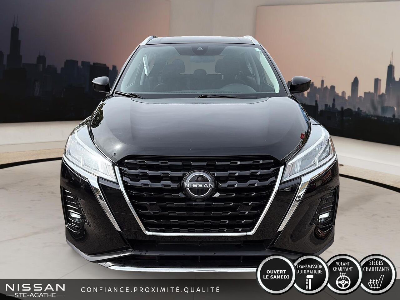 Nissan Kicks SV TA | BAS KILOMÉTRAGE | UN SEUL PROPRIÉTAIRE | APPLE CARPLAY | BOÎTE AUTOMATIQUE 2024 Noir Saint-Jérôme - photo #1