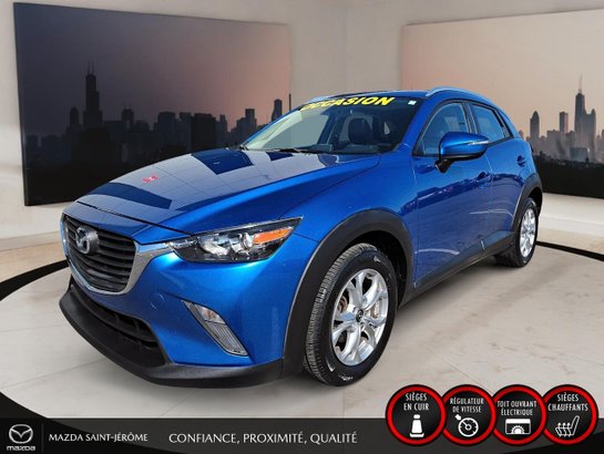 2016 Mazda CX-3 GS LUXURY | TOIT OUVRANT | CUIR | MAGS | Blue
