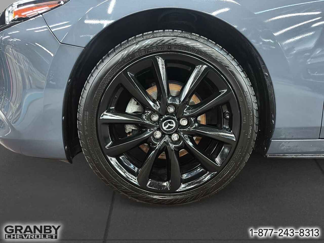 Mazda Mazda3 Sport GT avec moteur turbo BA TI i-ACTIV | G3618 2023 Gris Granby - photo #8