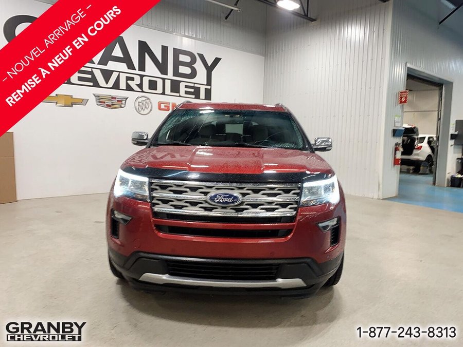 Ford Explorer XLT, quatre roues motrices 2018 Rouge