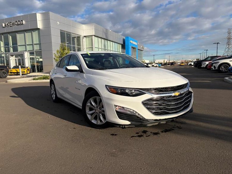 2021 Chevrolet Malibu LT 1.5T | Heated Bucket Premium Cloth Seats | Remote Start | Cruise Control | Dual Climate Control | White