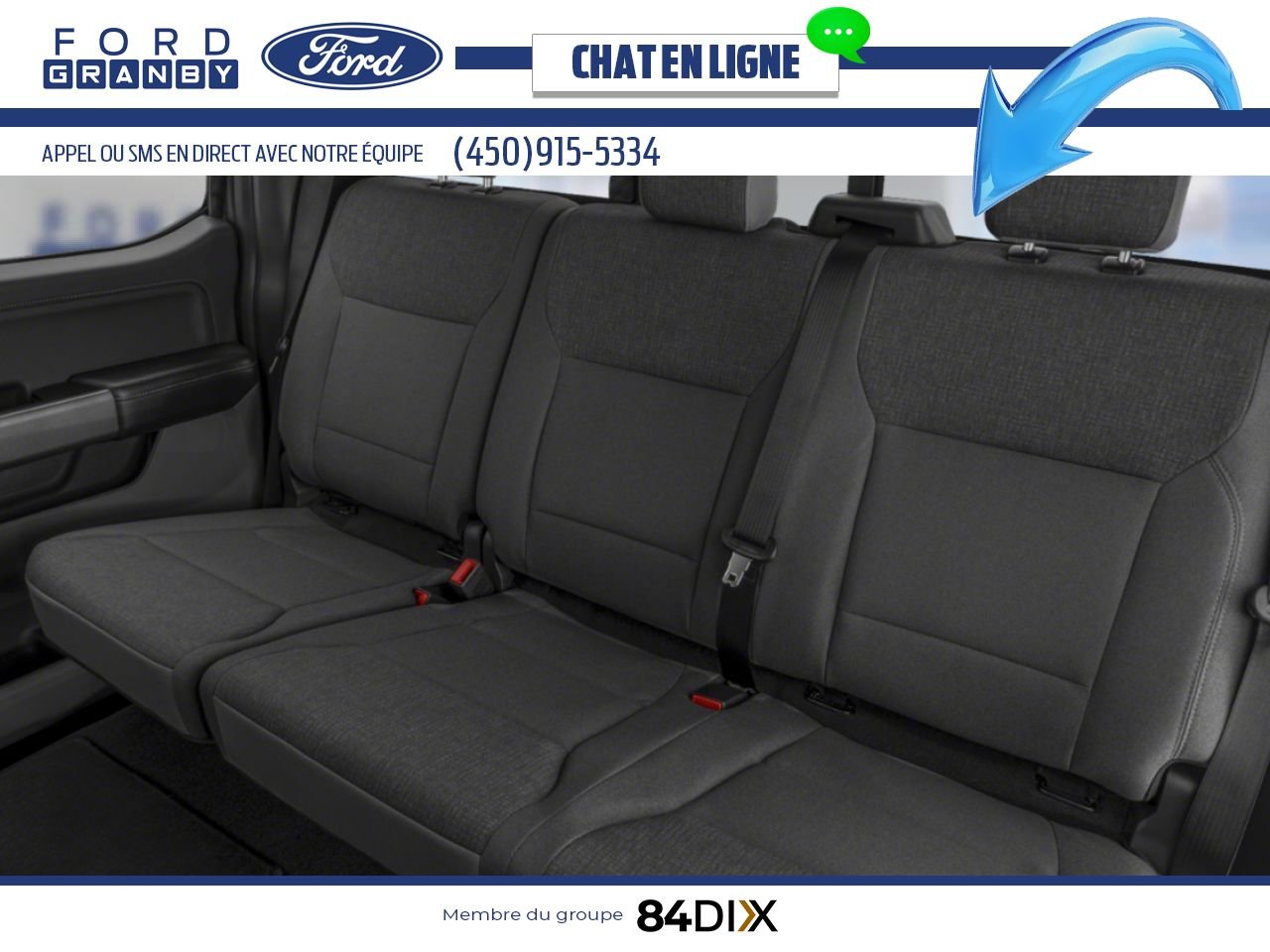Ford F-150 2025 Blanc Oxford Granby - photo #4