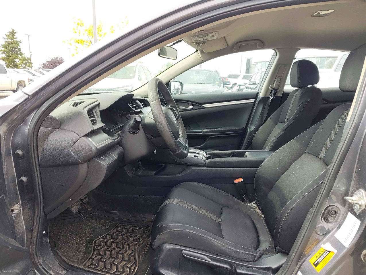 2016 Honda Civic Sedan 4dr CVT LX Grey Sherwood Park - photo #7