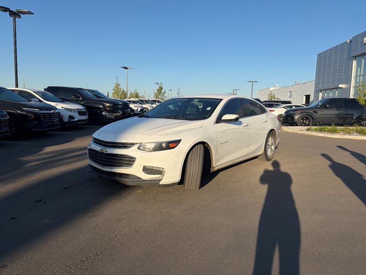 2017 Chevrolet Malibu 4dr Sdn LT w/1LT White Sherwood Park - photo #2