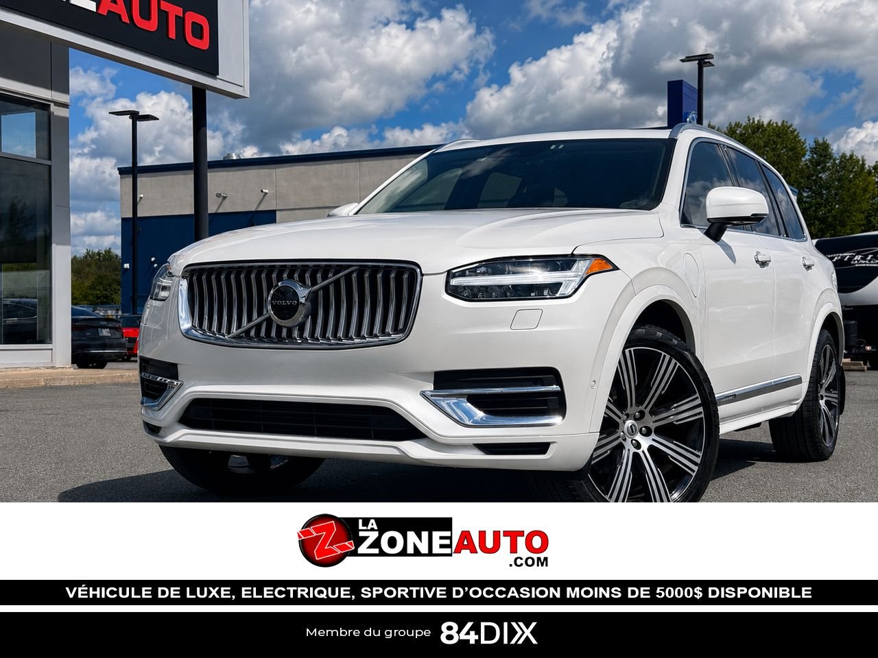 Volvo XC90 Recharge 2022 Blanc Granby - photo #0