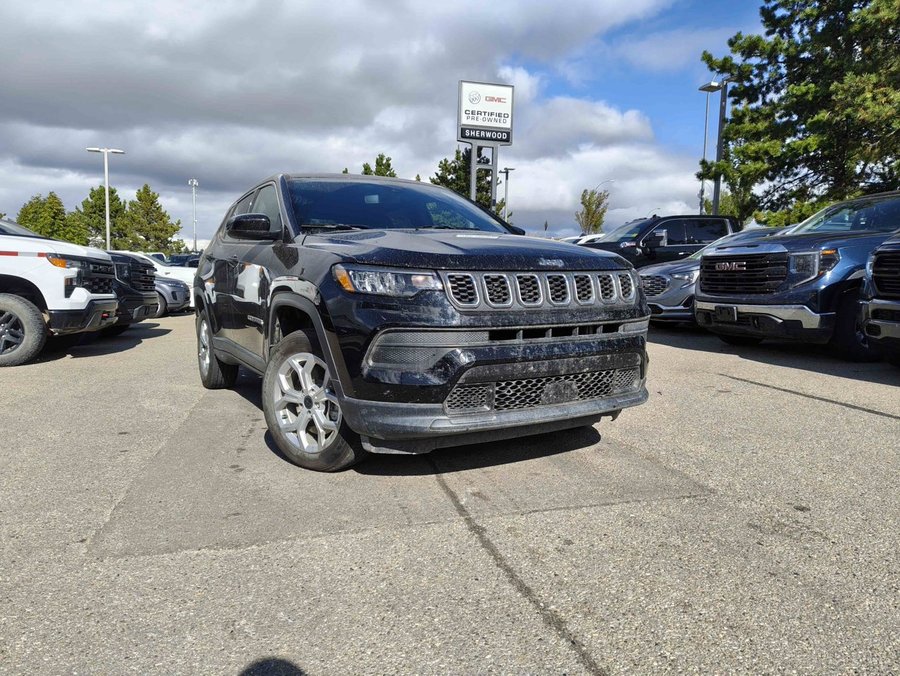 2025 Jeep Compass Sport 2.0T 4X4 | Heated Seats Black
