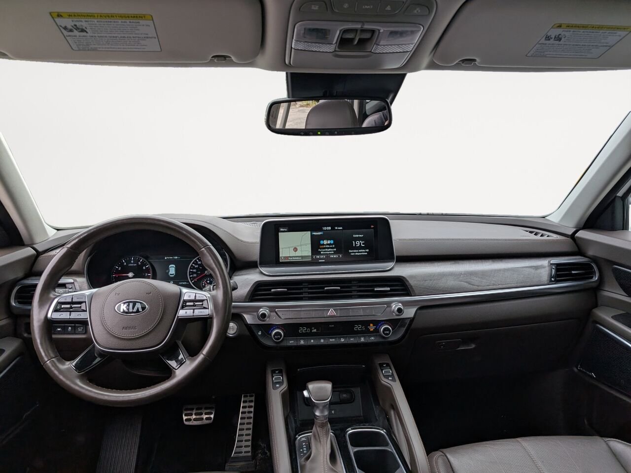 Kia Telluride SX Limited TI avec cuir Nappa 2020 Blanc Sherbrooke - photo #16