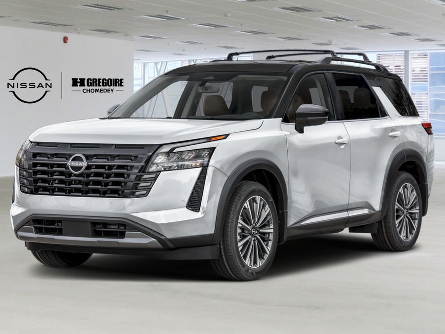 2026 Nissan Pathfinder Platinum Everest While Pearl Tricoat/Super Black
