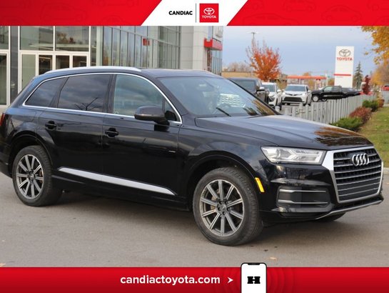 2018 Audi Q7 Komfort AWD - BAS KM - CUIR Black