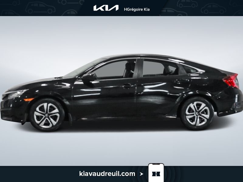 2016 Honda Civic Black Saint-Eustache - photo #3
