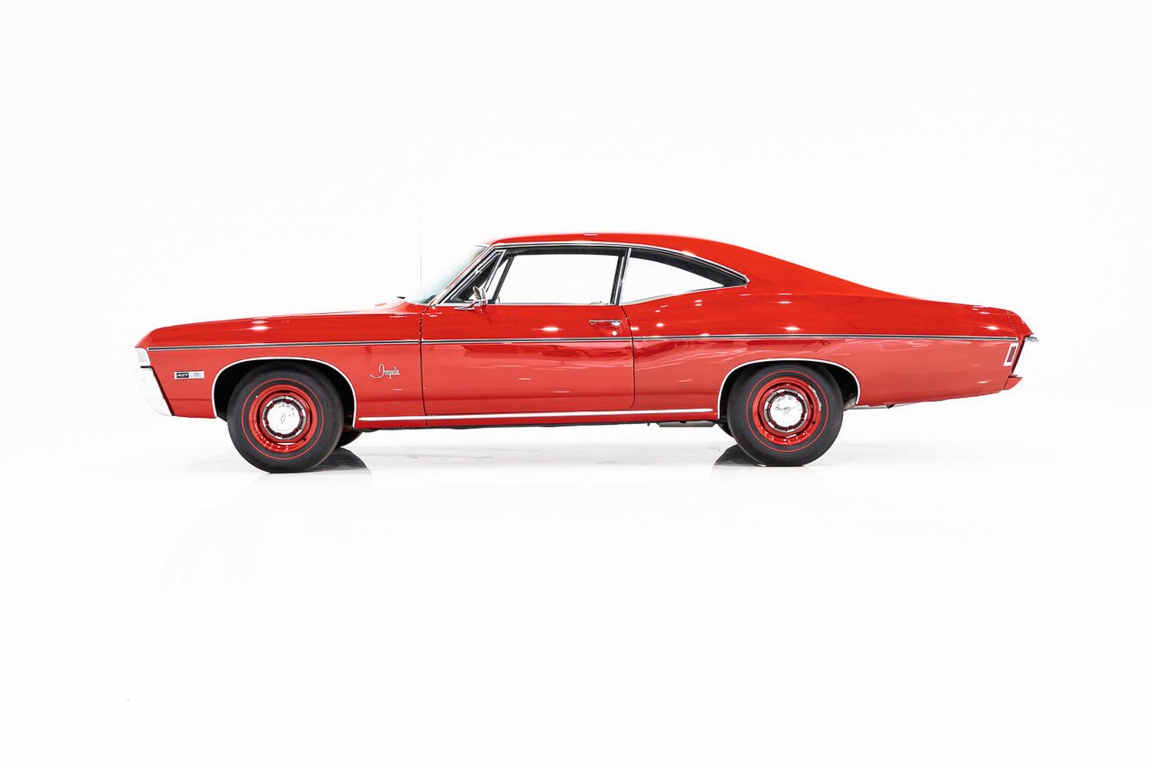 Chevrolet Impala Match N# L72 427/425 4spd 4.56gear Org Bill Of Sale | PRIX EN USD 1968 Rouge Montréal - photo #43