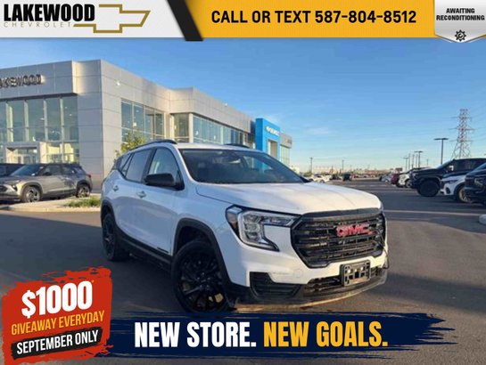 2024 GMC Terrain SLE Elevation Edition AWD 1.5T | 19in Gloss Black Wheels White