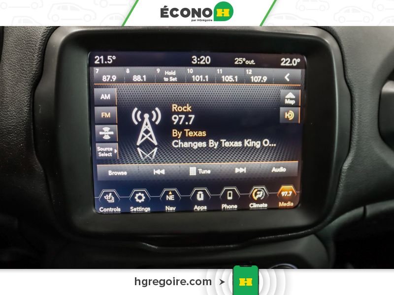 Jeep Renegade 822863A | Limited 4X4 CUIR TOIT NAV BLUETOOTH CAMÉRA MAGS 2018 Rouge Laval - photo #17