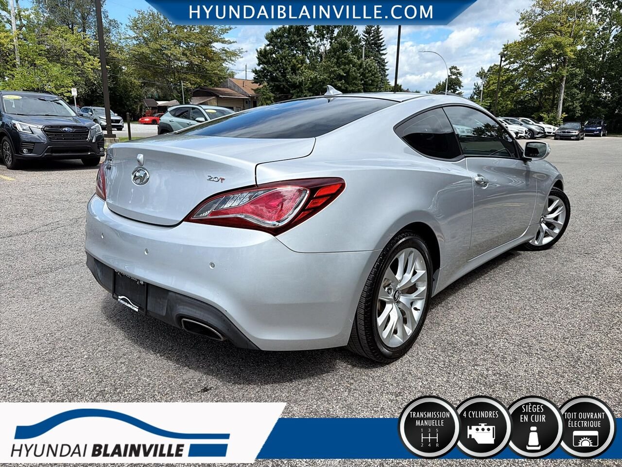 2014 Hyundai Coupé Genesis Silver Blainville - photo #3