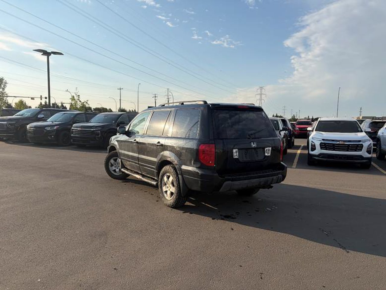 2003 Honda Pilot 4dr 4WD EX Auto w/Leather Black Sherwood Park - photo #3