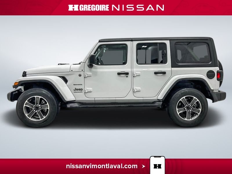 Jeep Wrangler VY3647 | Sahara 4x4 TOIT DUR CARPLAY 4 PORTES 2023 Blanc Laval - photo #10