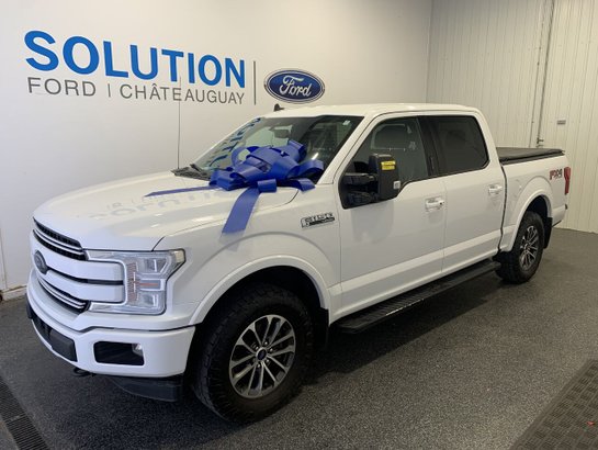 2019 Ford F-150 LARIAT cabine SuperCrew 4RM caisse de 5,5 pi White