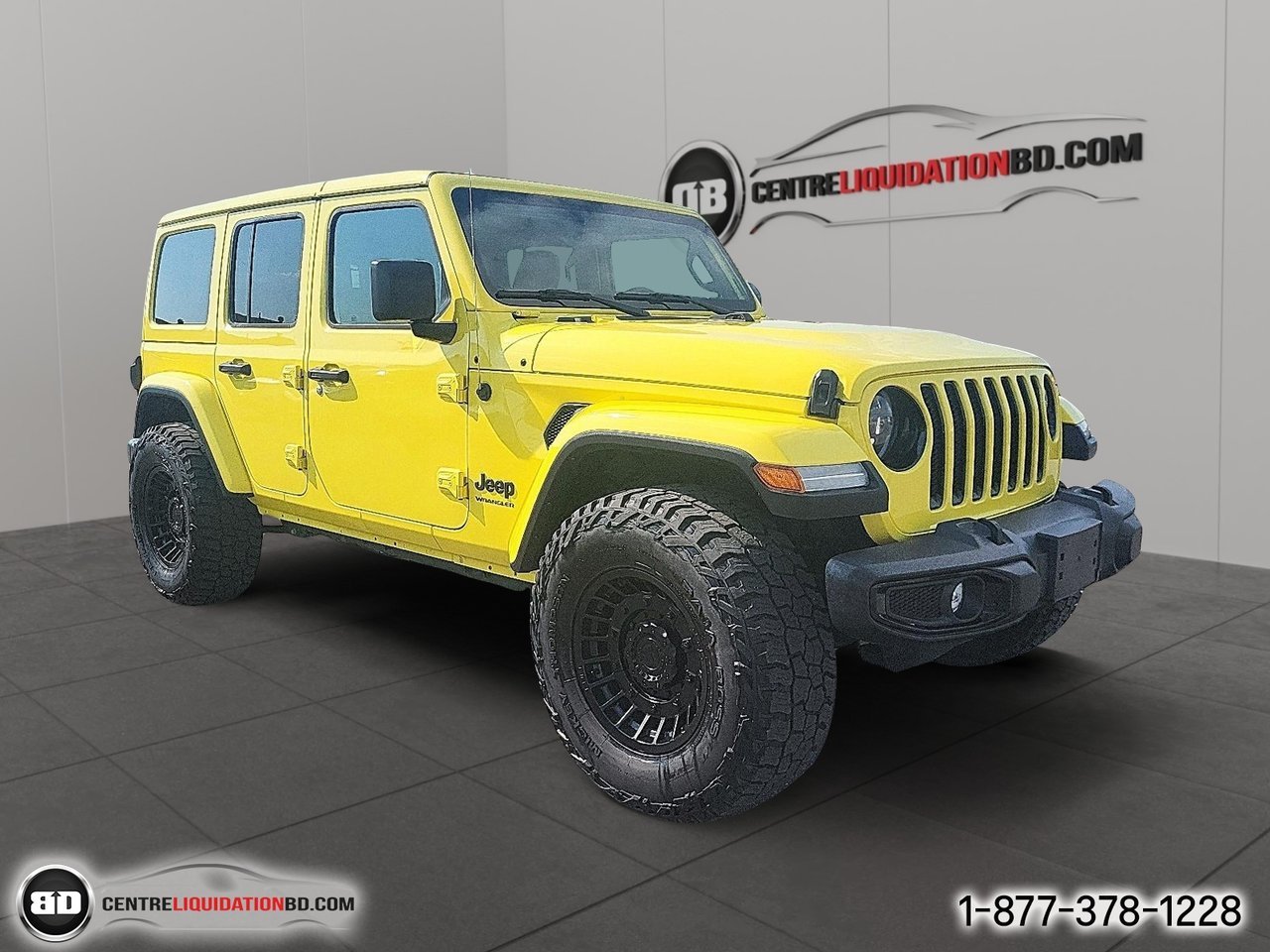 2023 Jeep Wrangler Sahara Altitude | A8695 Yellow Granby - photo #2