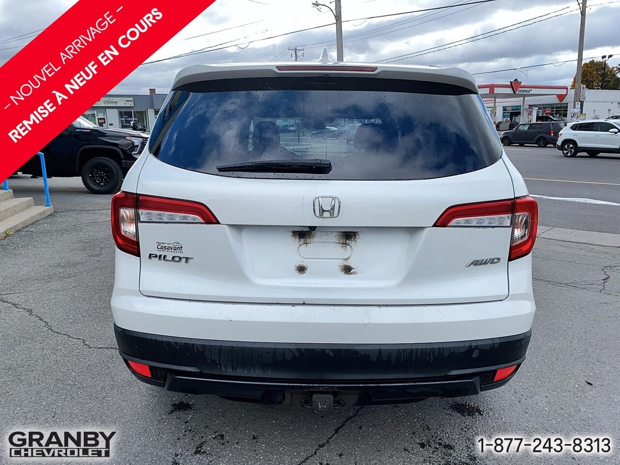Honda Pilot LX Traction Intégrale | 27-0224A 2020 Blanc Granby - photo #5