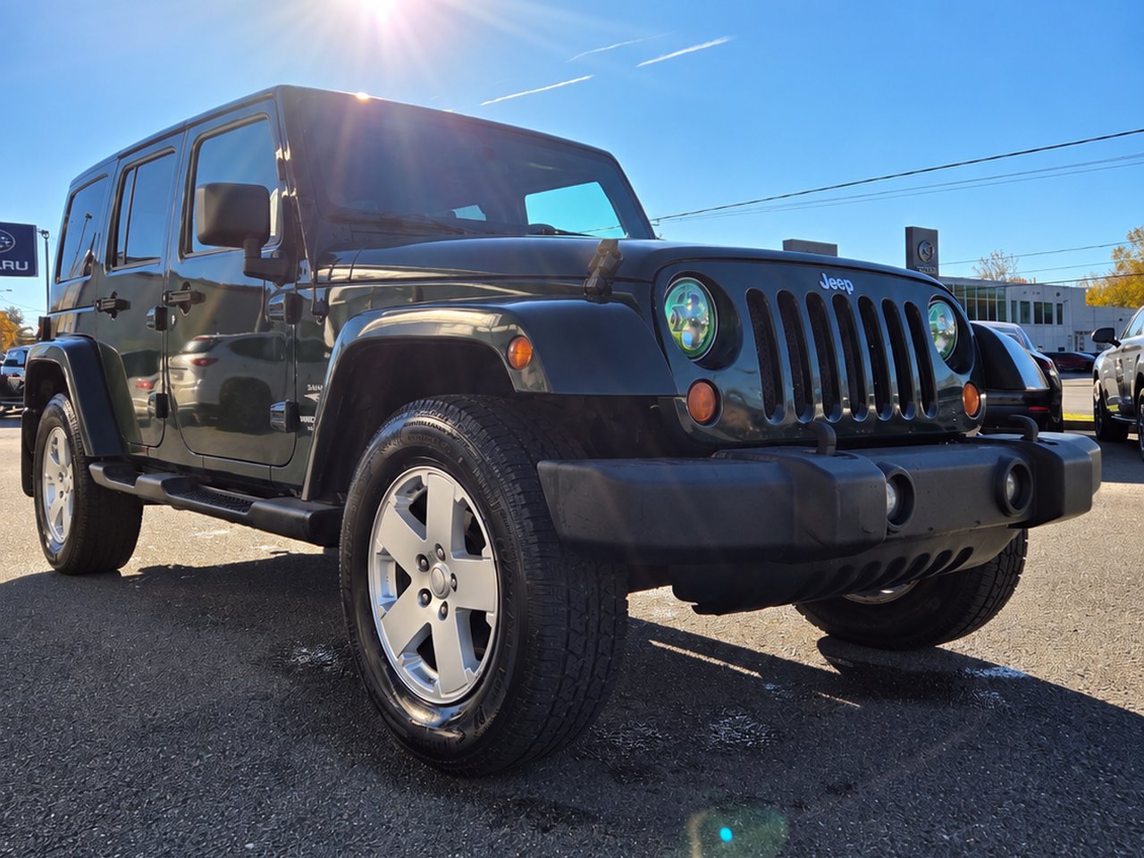 2011 Jeep Wrangler Unlimited Green Granby - photo #8