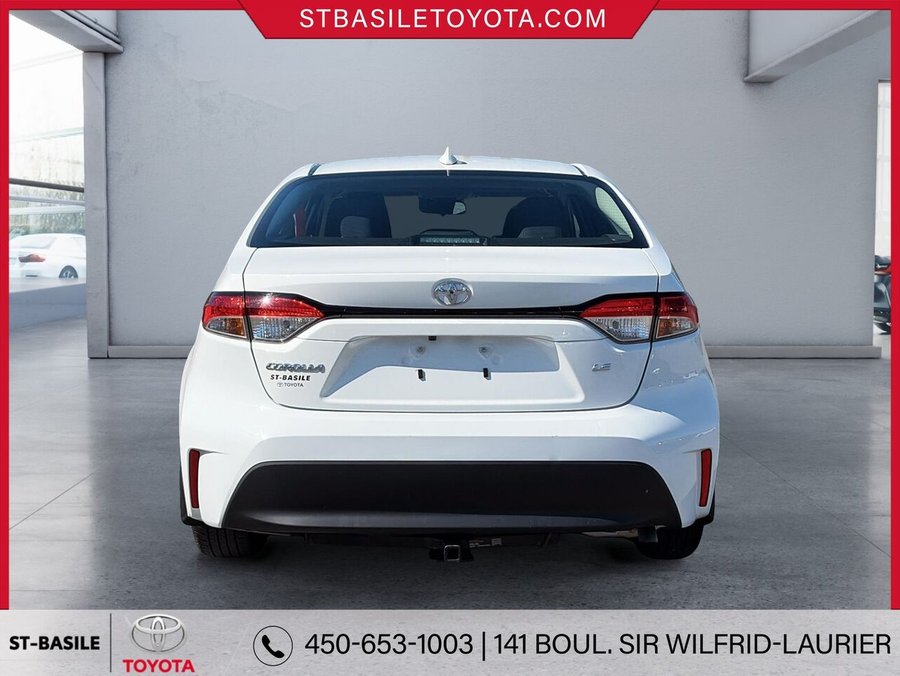 TOYOTA COROLLA LE AMÉLIORÉ FWD 2023 Blanc